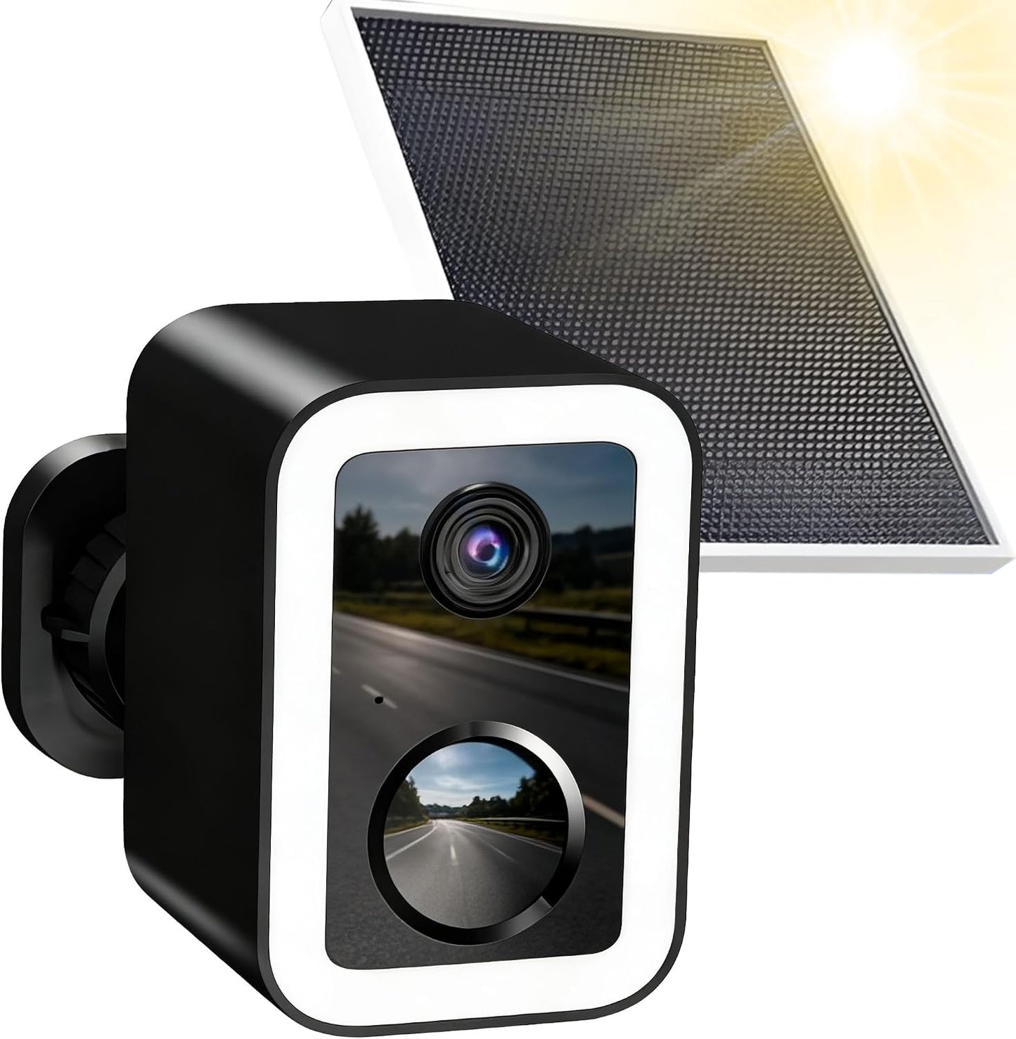 aidowocam Cámara de seguridad inalámbrica para exteriores con visió...