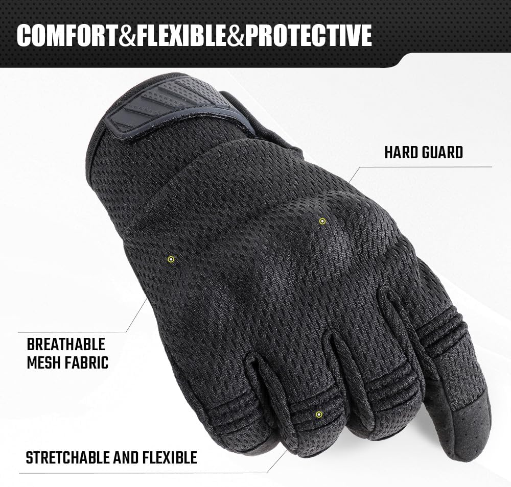 WTACTFUL Guantes tácticos transpirables con pantalla táctil para ho...