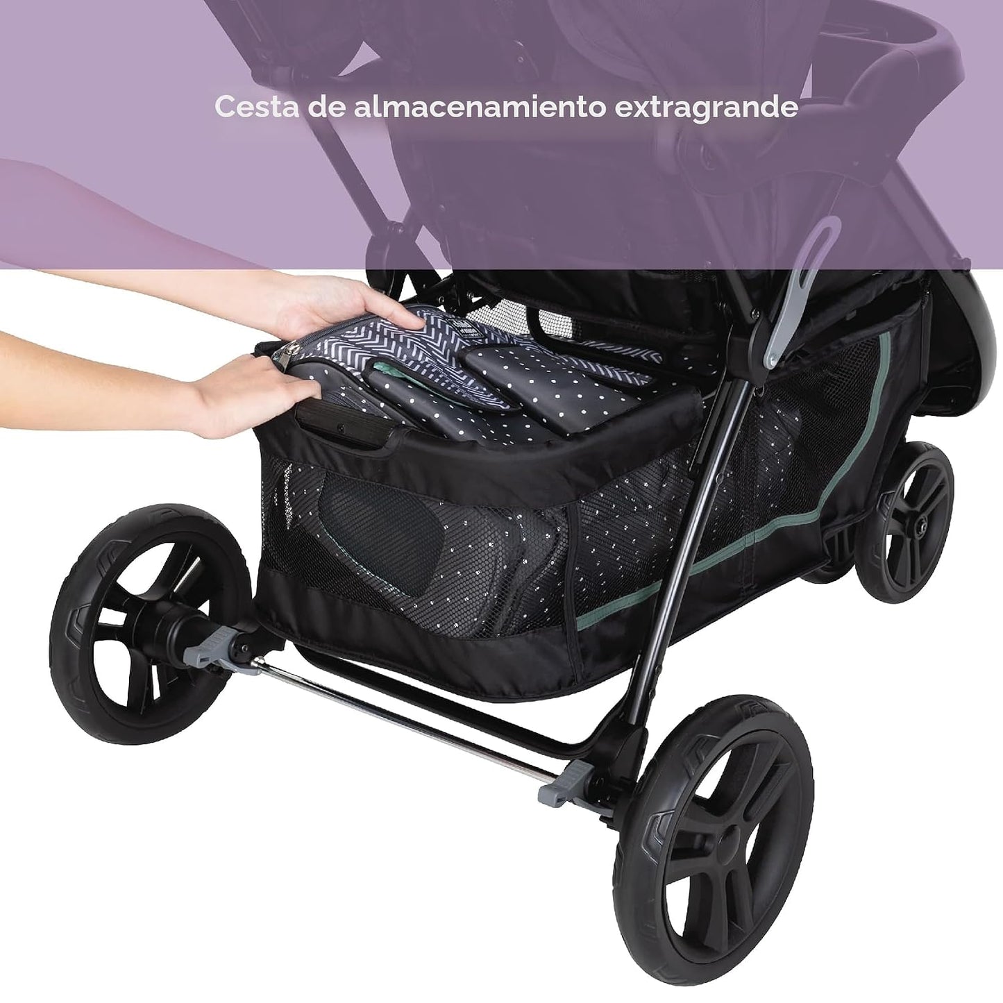 Sistema de viaje Baby Trend EZ Ride SE con asiento de auto infantil...