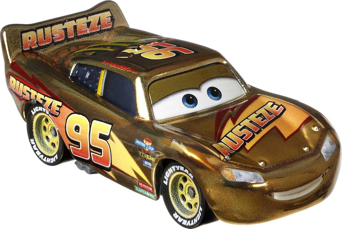 Disney Cars Golden Die-Cast Lightning McQueen - Personaje de pelícu...