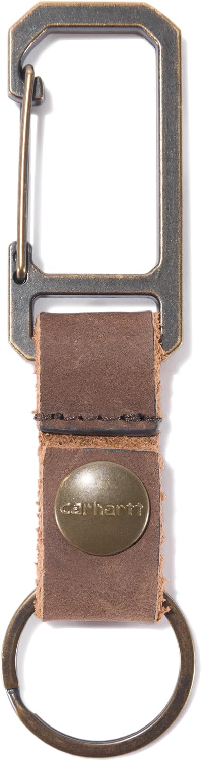Carhartt Llavero de metal duradero unisex para adultos, soporte par...
