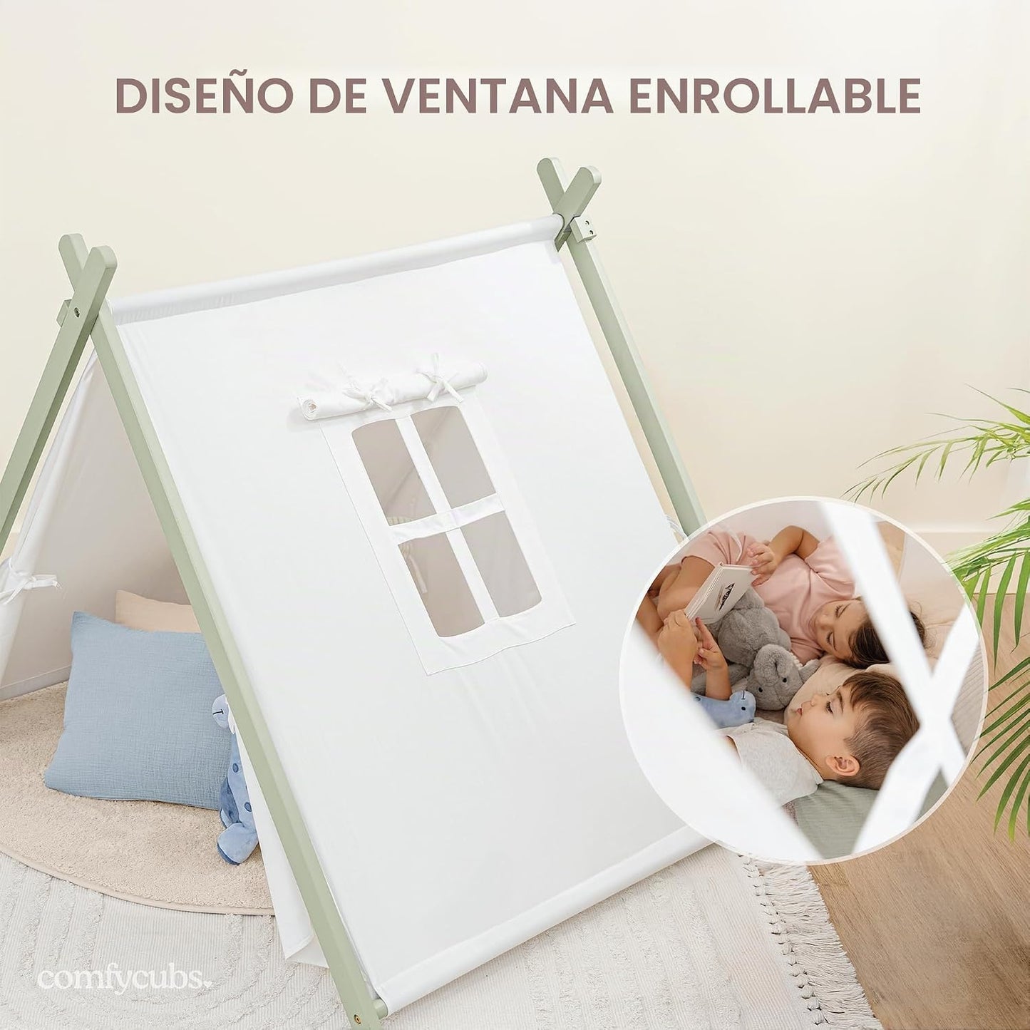 Comfy Cubs Tienda de Juego para Niños - Tipi de Algodón Transpirabl...