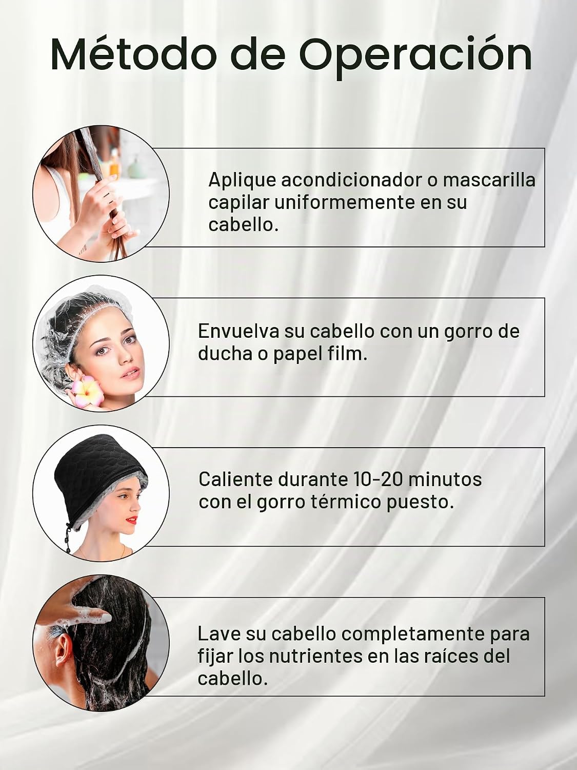 Watris Veiyi Tapa térmica para vaporizador de cabello, control de |...