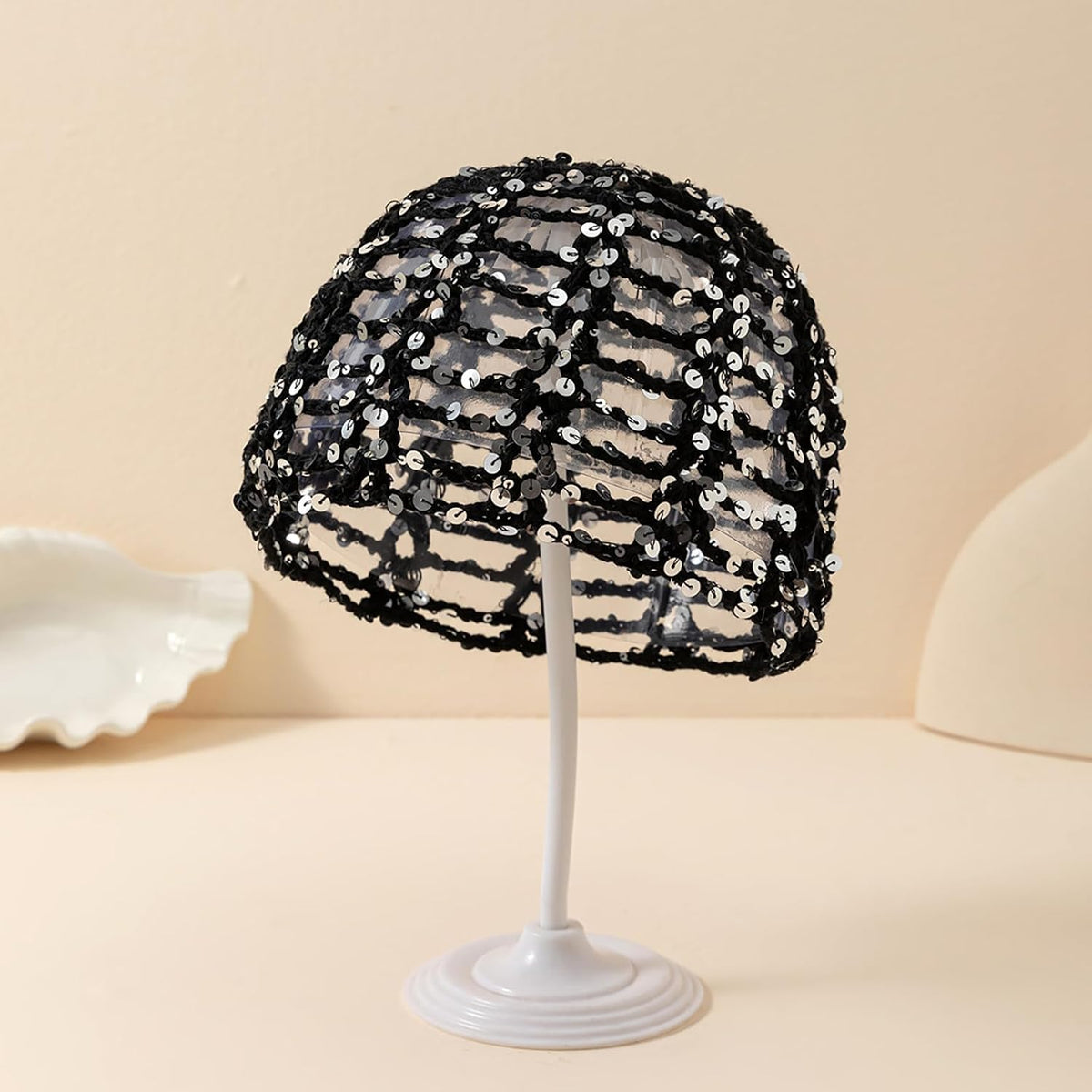 Julpsk Gorro de verano con lentejuelas con purpurina para mujer, so...