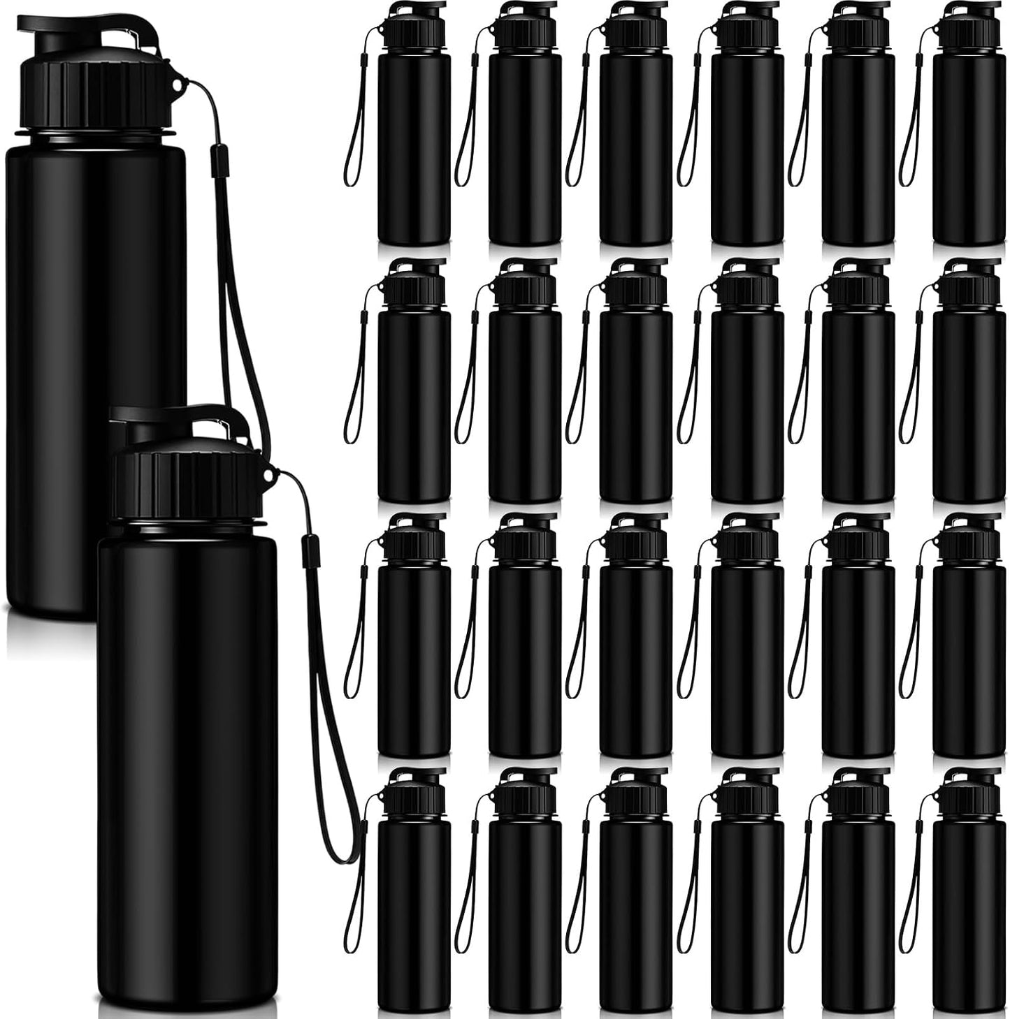 Mifoci 40 botellas de agua a granel para niños, botellas de bebidas...