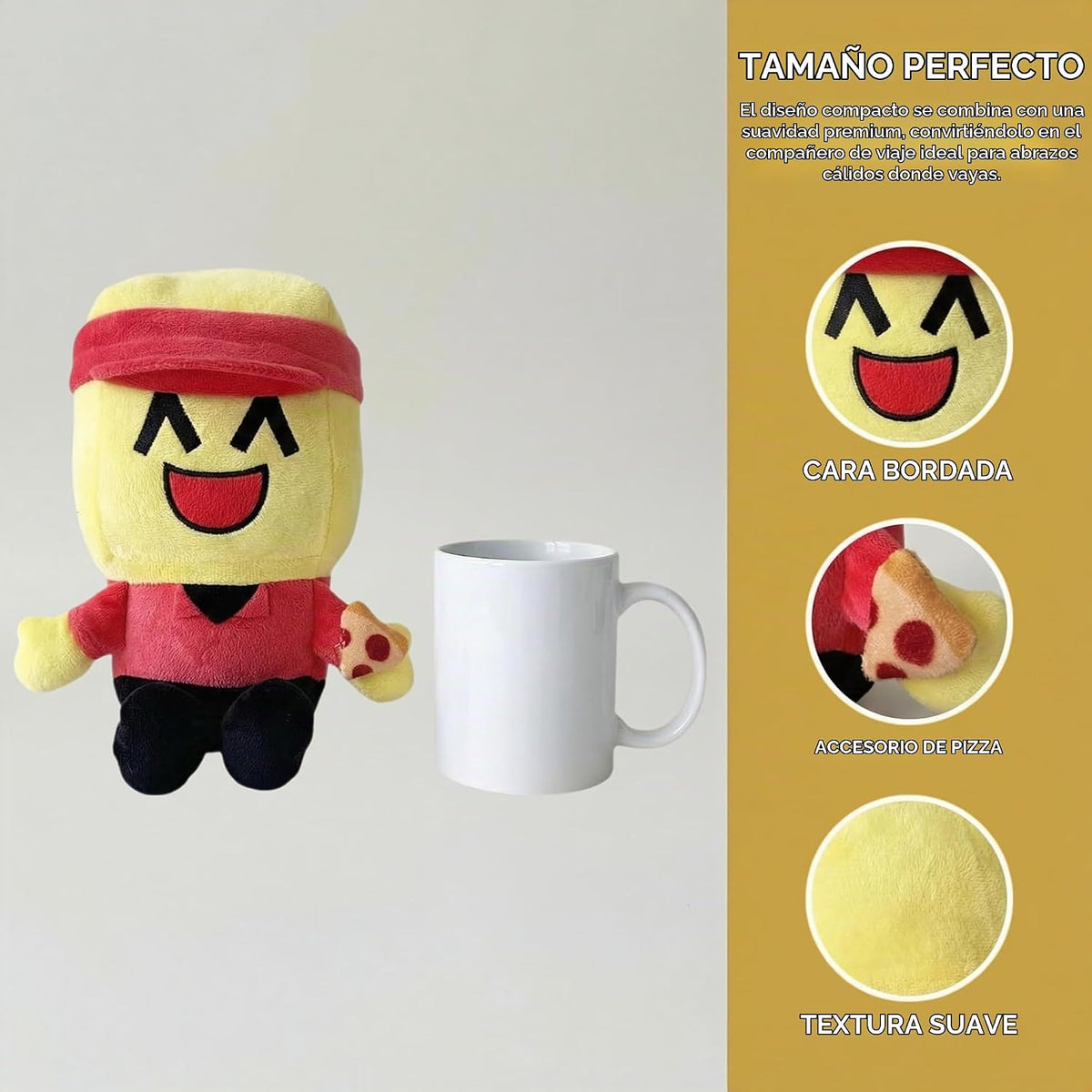 Juguete de peluche Elliot de 9 pulgadas, almohada de figura rellena...