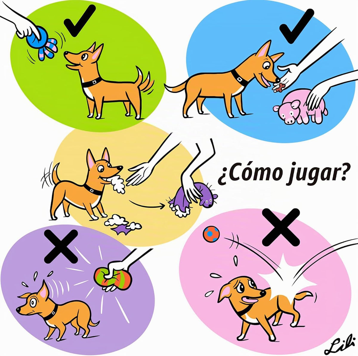 CHIWAVA Juguete de látex chirriante de 9 pulgadas para perros media...