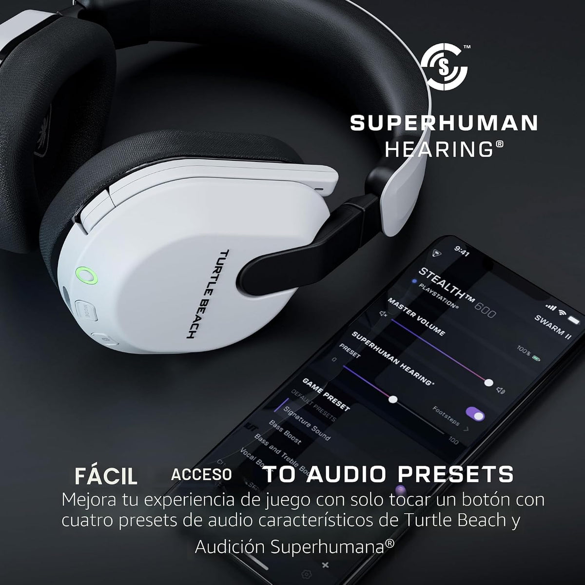 Auriculares inalámbricos para juegos Turtle Beach Stealth 600 para...