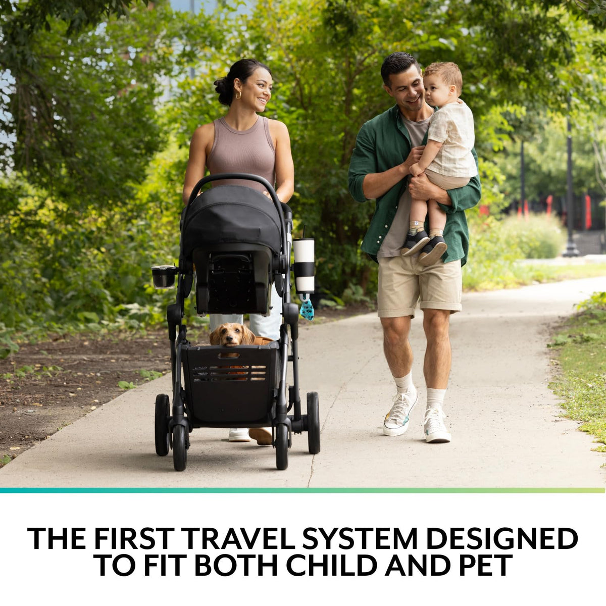 Evenflo Pivot Troop - Sistema modular de viaje para niños y mascota...