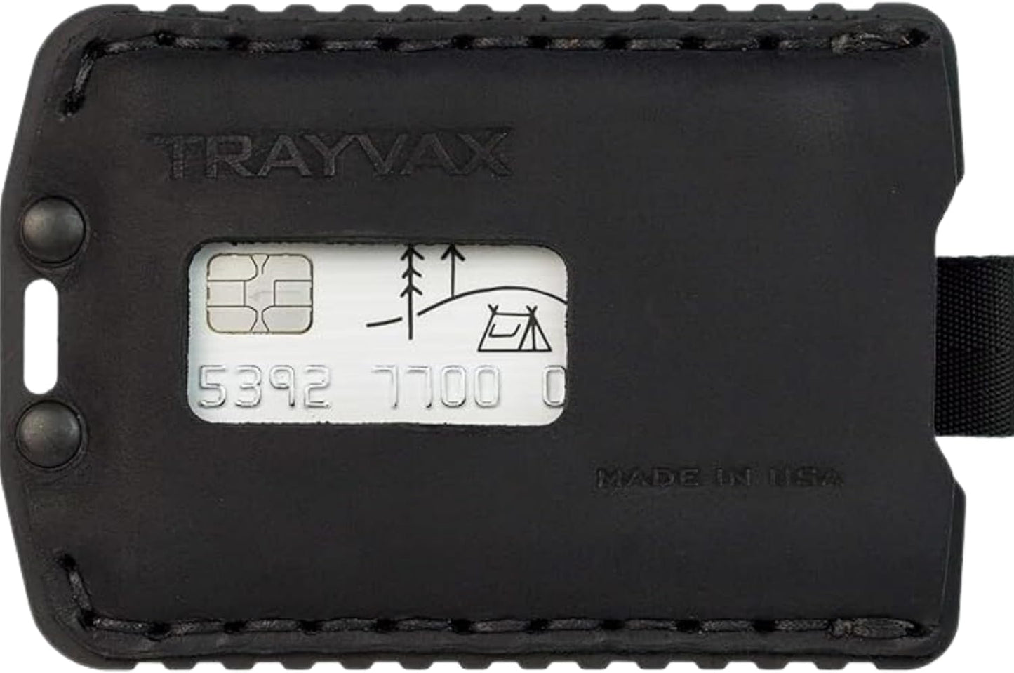 Trayvax Ascent - Cartera con bolsillo frontal RFID para dinero y ta...