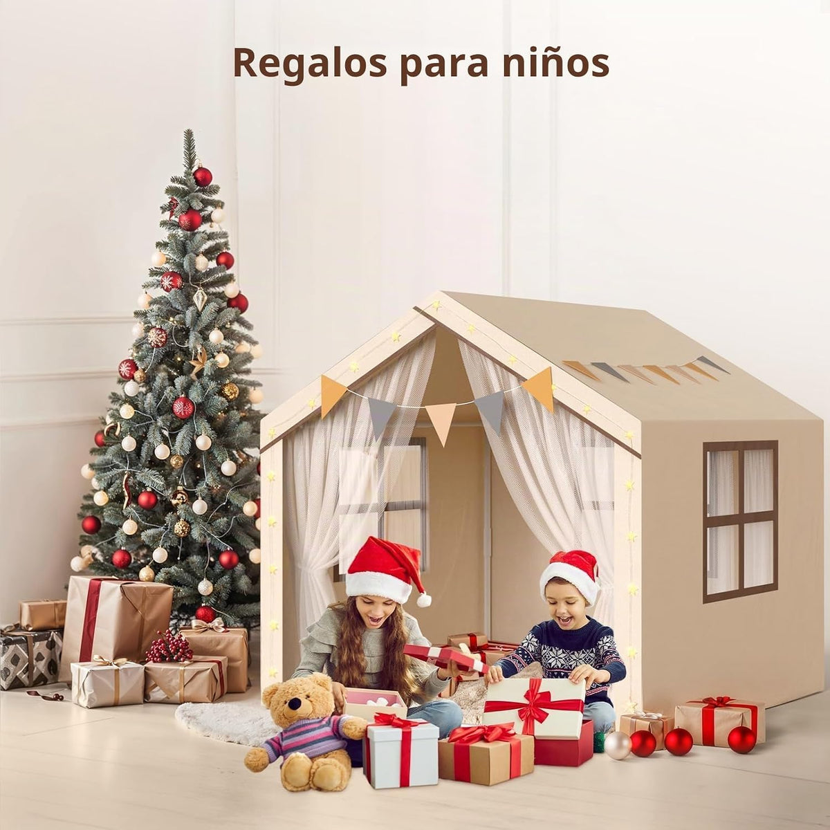Tienda de campaña para niños, tienda de campaña grande para niños c...