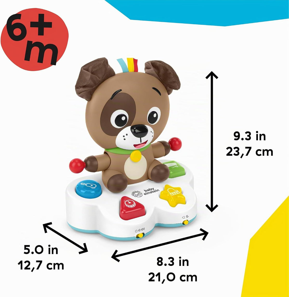 Baby Einstein Drum &amp; Learn Dean - Juguete de aprendizaje musica...