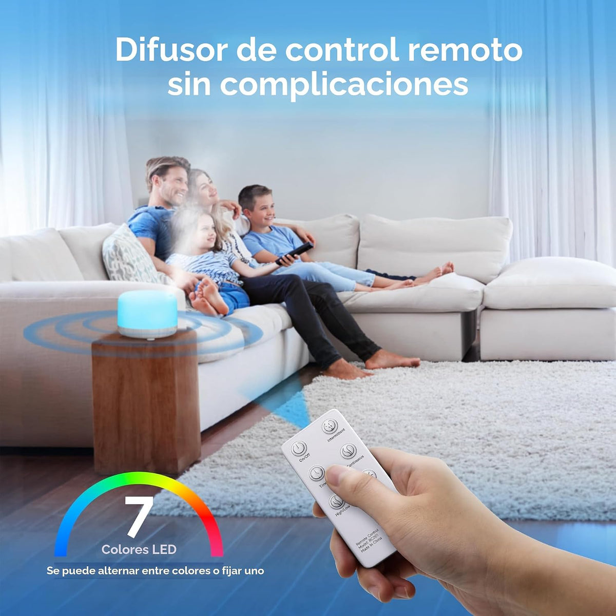 ASAKUKI Difusor de aceites esenciales premium de 500 ml con control...