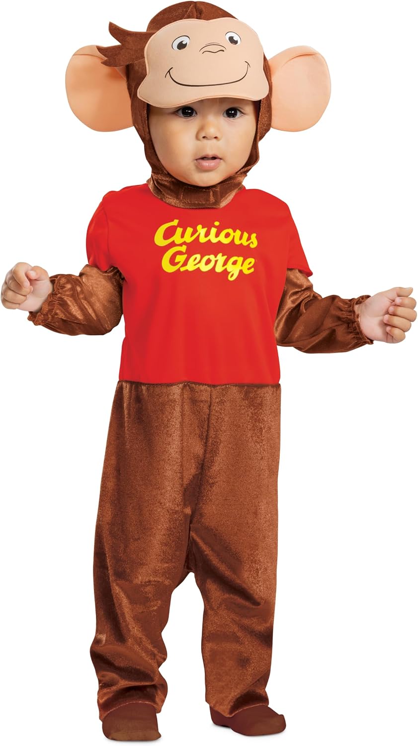 Disguise Disfraz de George curioso para niños, disfraz oficial de G...