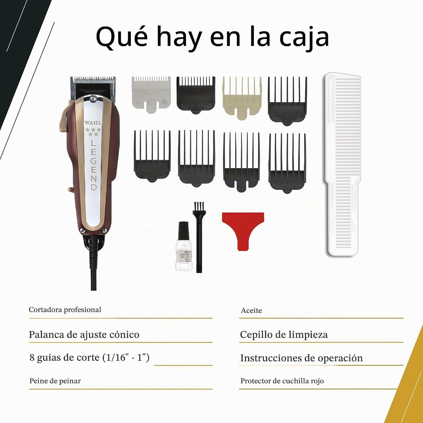 Wahl Professional 5 Star Series Legend Clipper #8147 - Cortadora de...