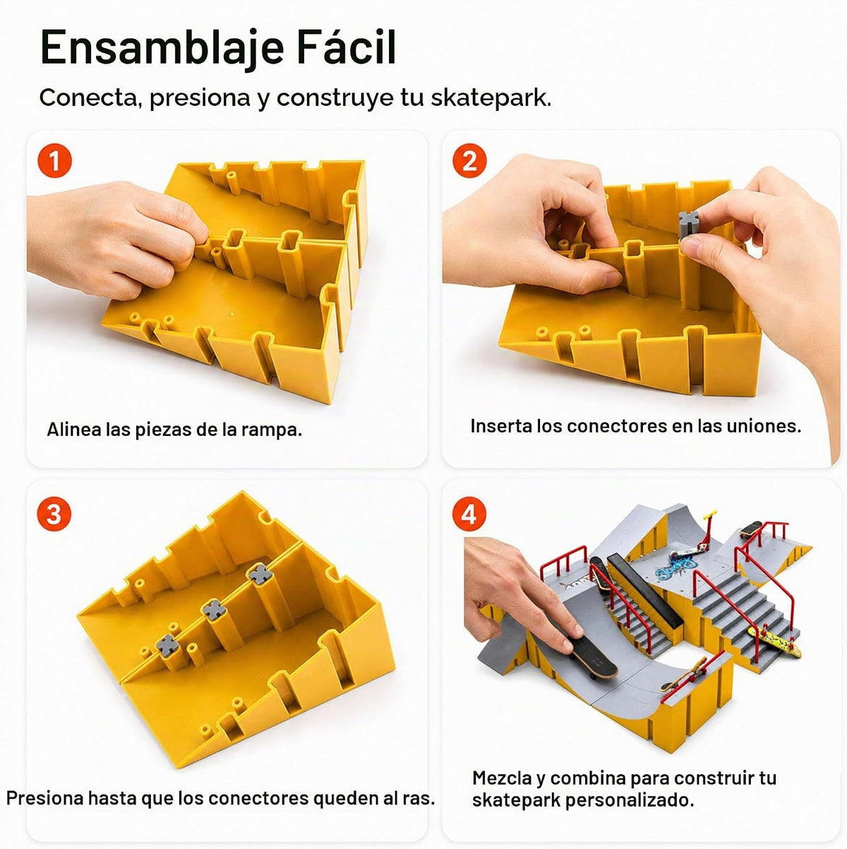 Juego de juguetes 14 en 1 para niños con 8 patinetas y bicicleta |...