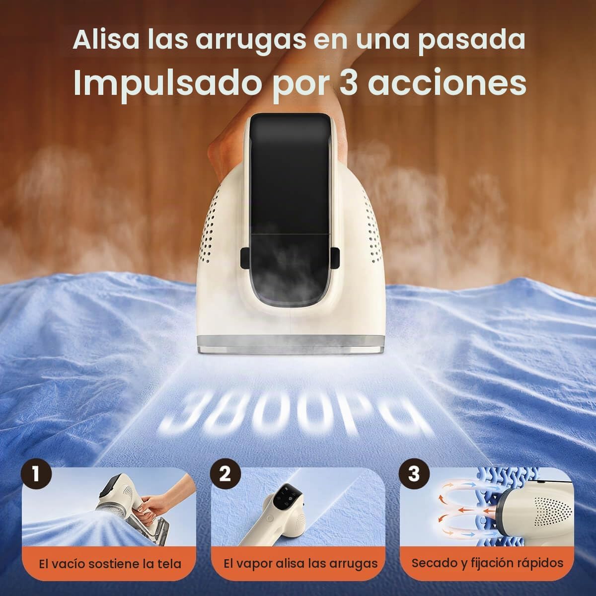 Vaporizador al vacío 86lux para ropa, vaporizador portátil para rop...