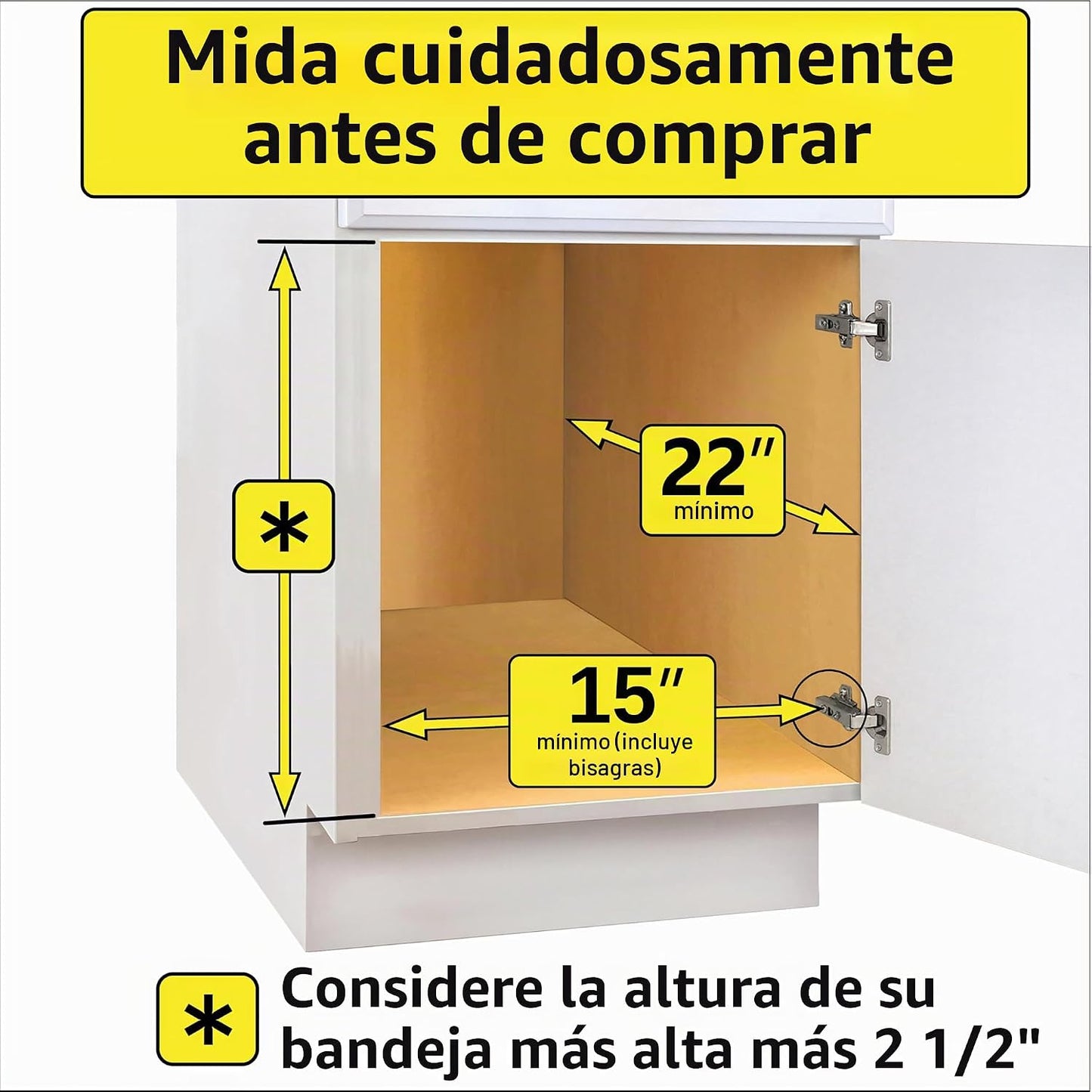 Lynk Professional® - Organizador de tabla de cortar, bandeja de gal...