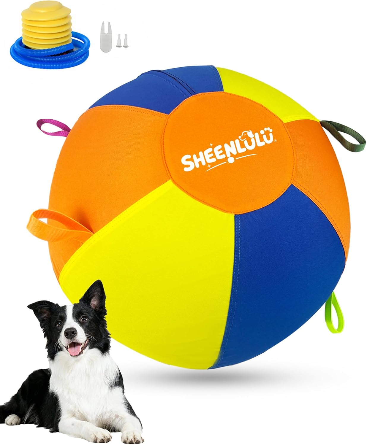SHEENLULU Pelota de pastoreo para perros, bolas de entrenamiento pa...