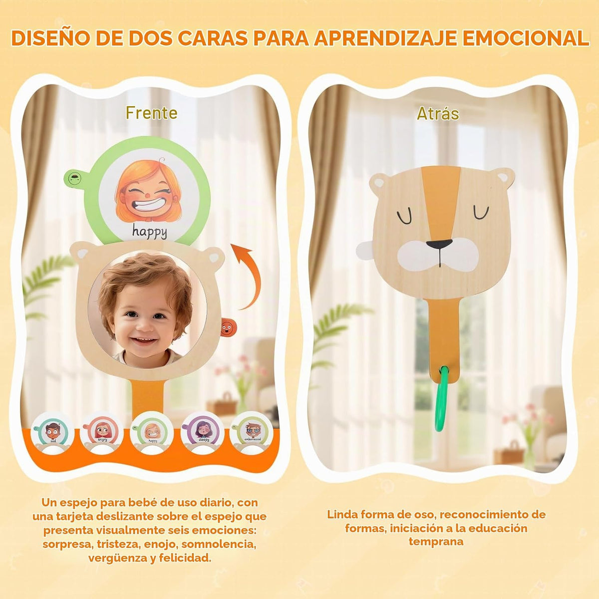 Juguetes Montessori para bebés de 6 a 12 meses, 7 en 1 juguetes edu...