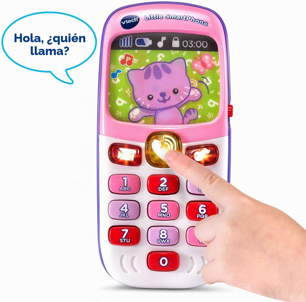Teléfono inteligente VTech, pequeño bebé, color rosa, exclusivo en...
