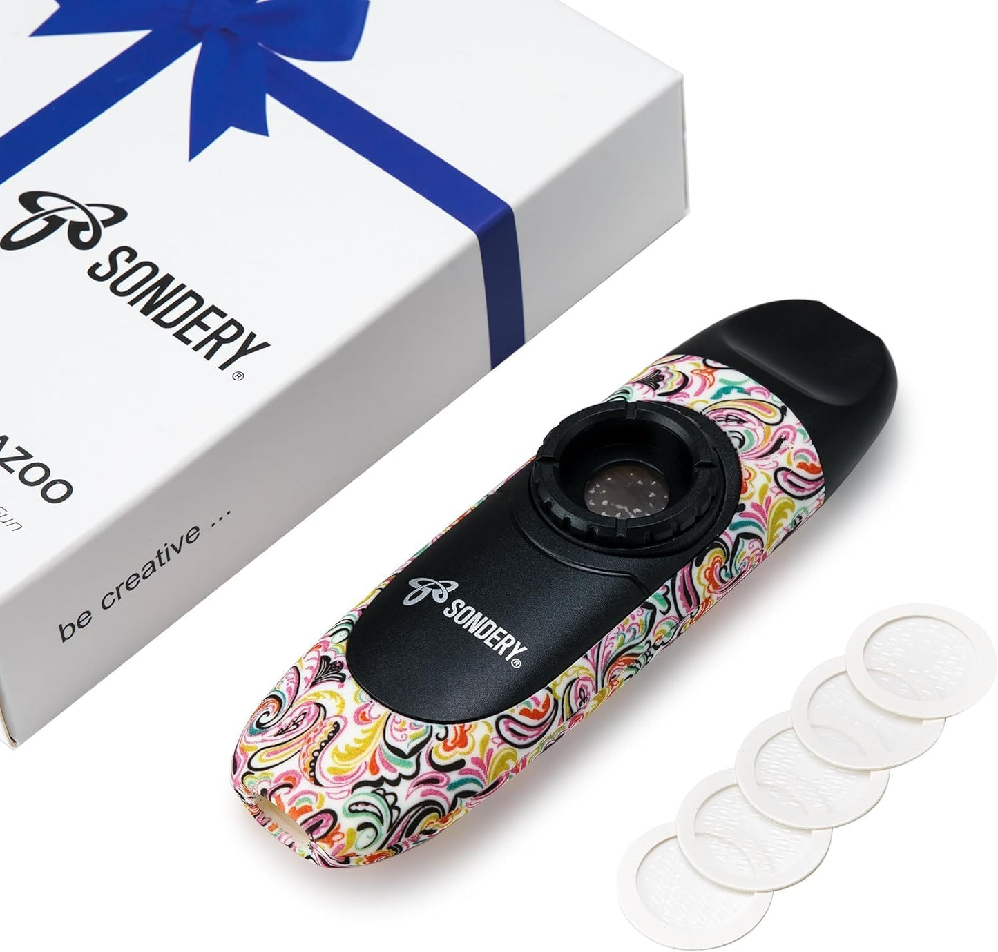 Sondery Instrumento de viento profesional Kazoo con 5 membranas y c...
