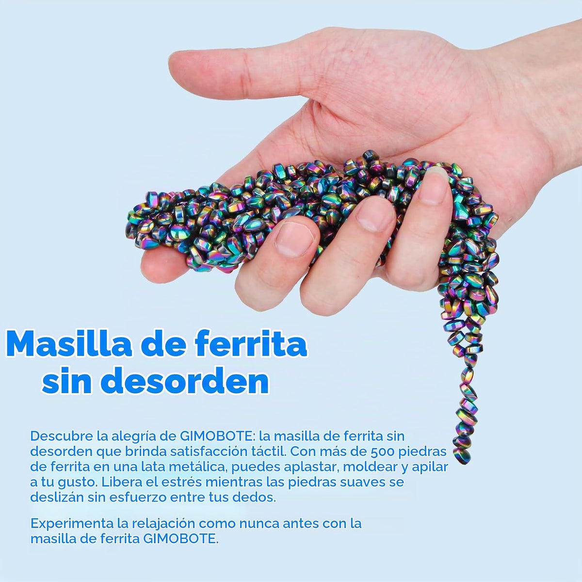 Original 500+ Pasta de ferrita colorida, regalo para relleno de cal...