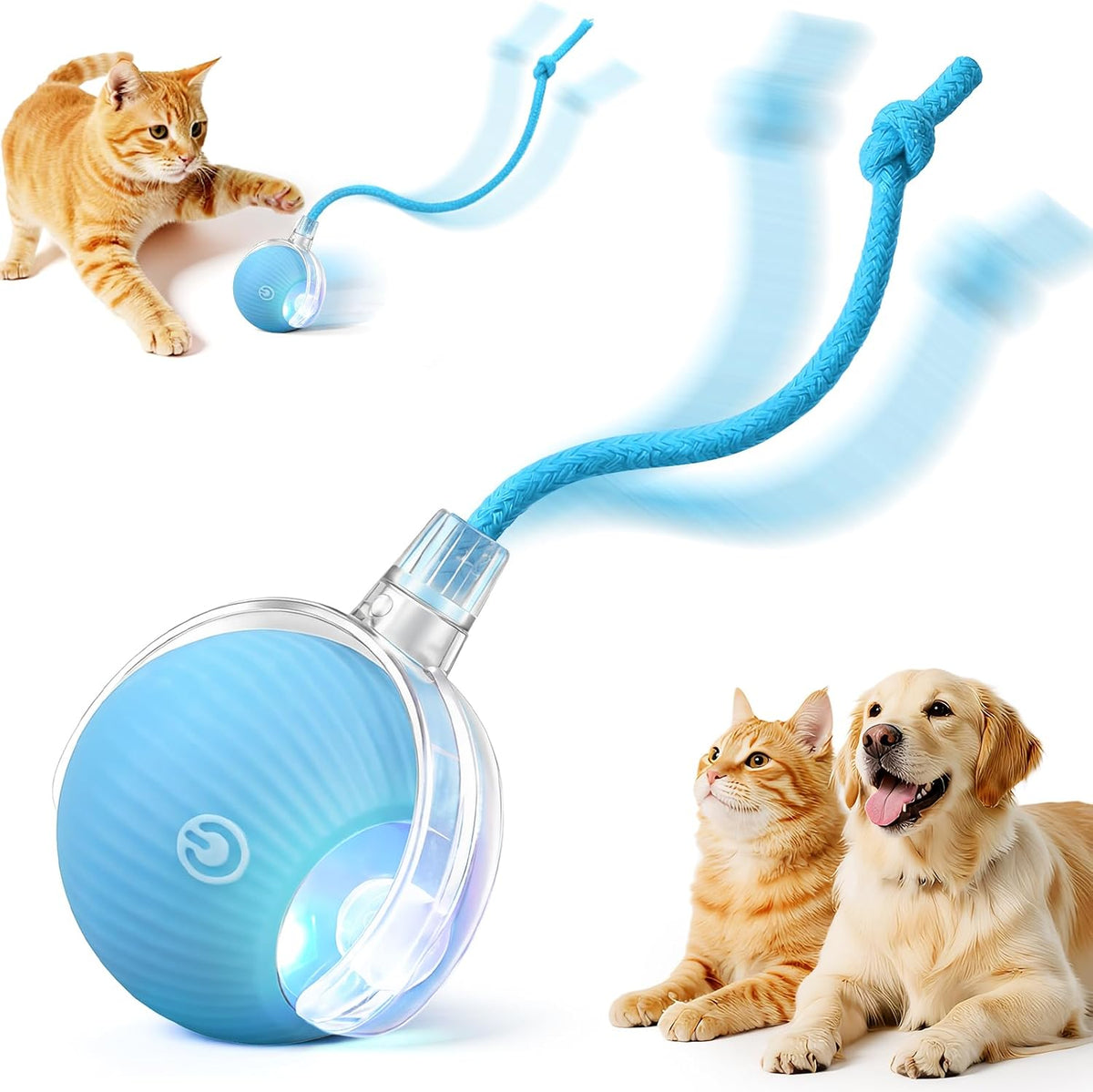 SilveWillo - Juguete interactivo eléctrico automático rodante USB r...