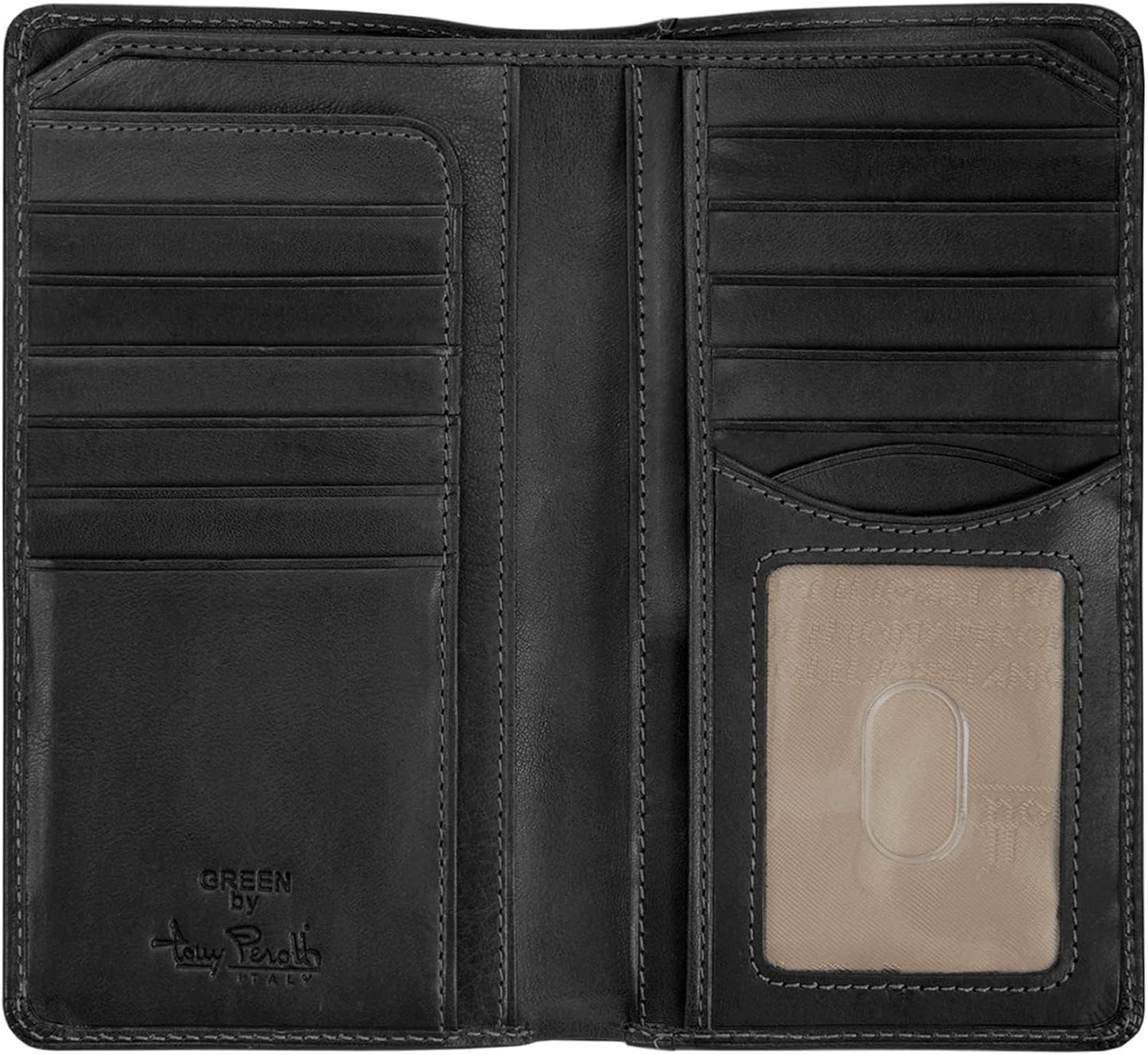 Tony Perotti Billetera para hombre de cuero italiano | Cartera tipo...