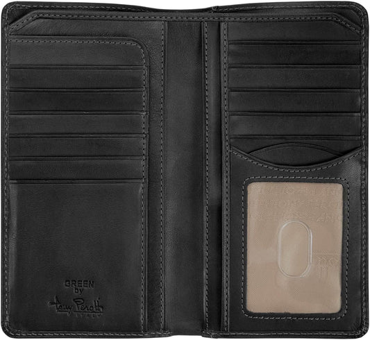 Tony Perotti Billetera para hombre de cuero italiano | Cartera tipo...