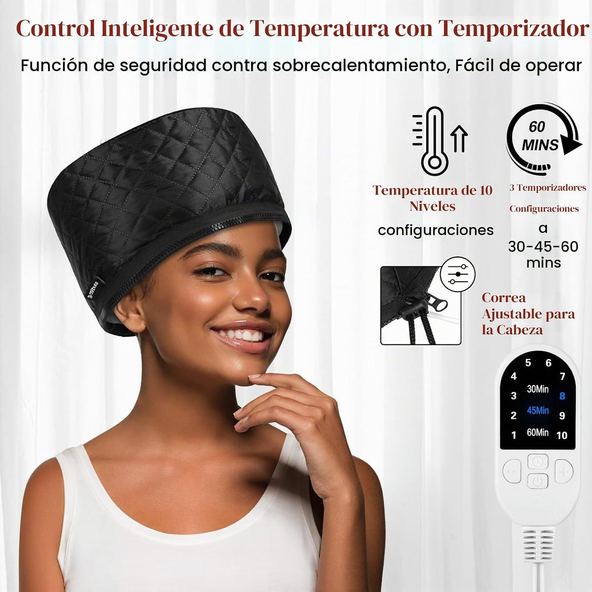 TEPENAR Vaporizador de cabello para acondicionamiento profundo: tap...