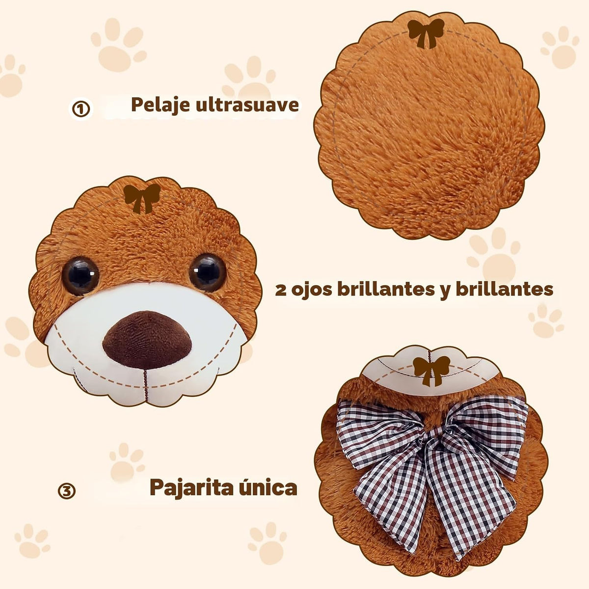 MaoGoLan Oso de peluche gigante marrón de 4 pies, adorable y tierno...