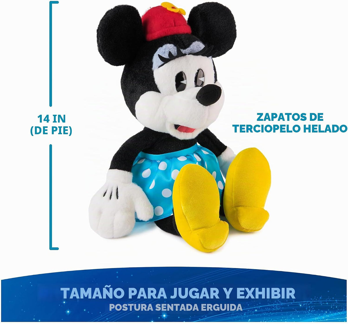 GUND Disney - Peluche oficial de Minnie Mouse de 14 pulgadas para m...