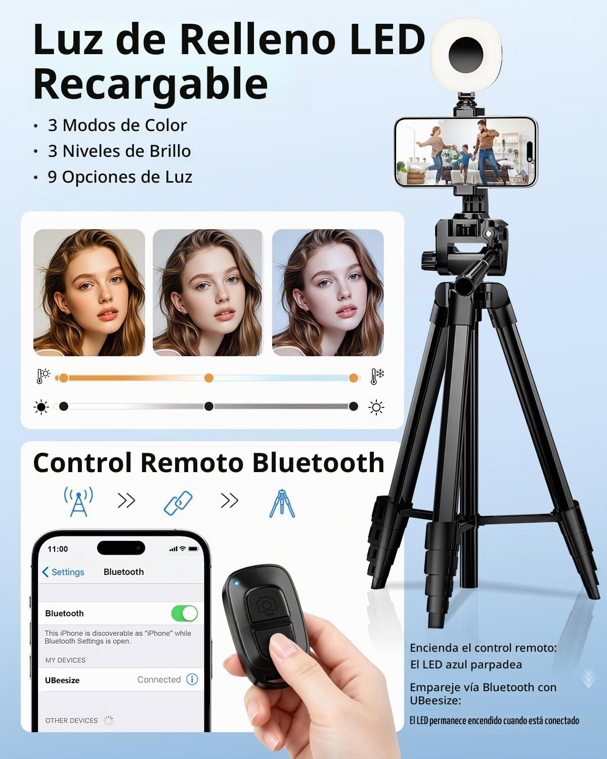 UBeesize Kit de inicio de YouTube para iPhone\/Android, kit de inic...