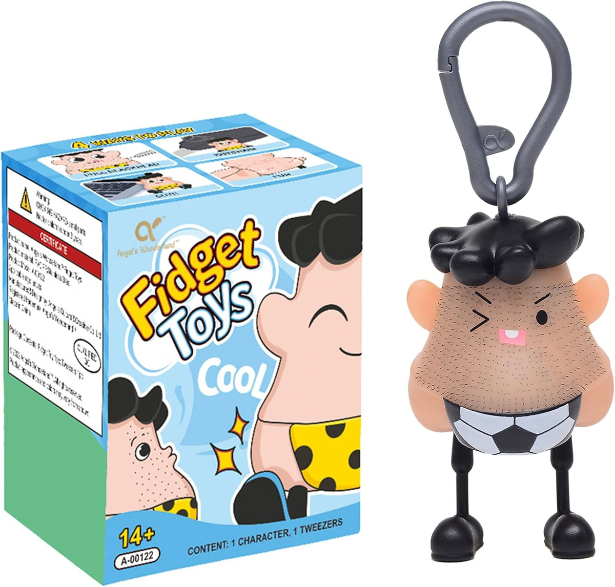 Juguetes fidget de fútbol para rascar la piel, regalo divertido par...