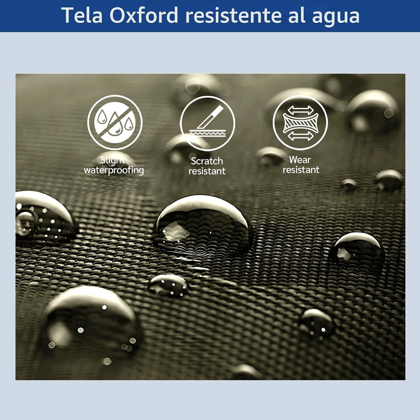 Vrtisa Bolsa de lona plegable Oxford con lados suaves y 2 ruedas re...