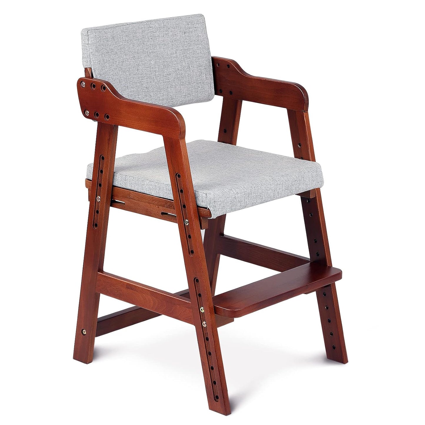 Ezebaby Silla Alta de Madera para Niños Pequeños a Adolescentes Sil...