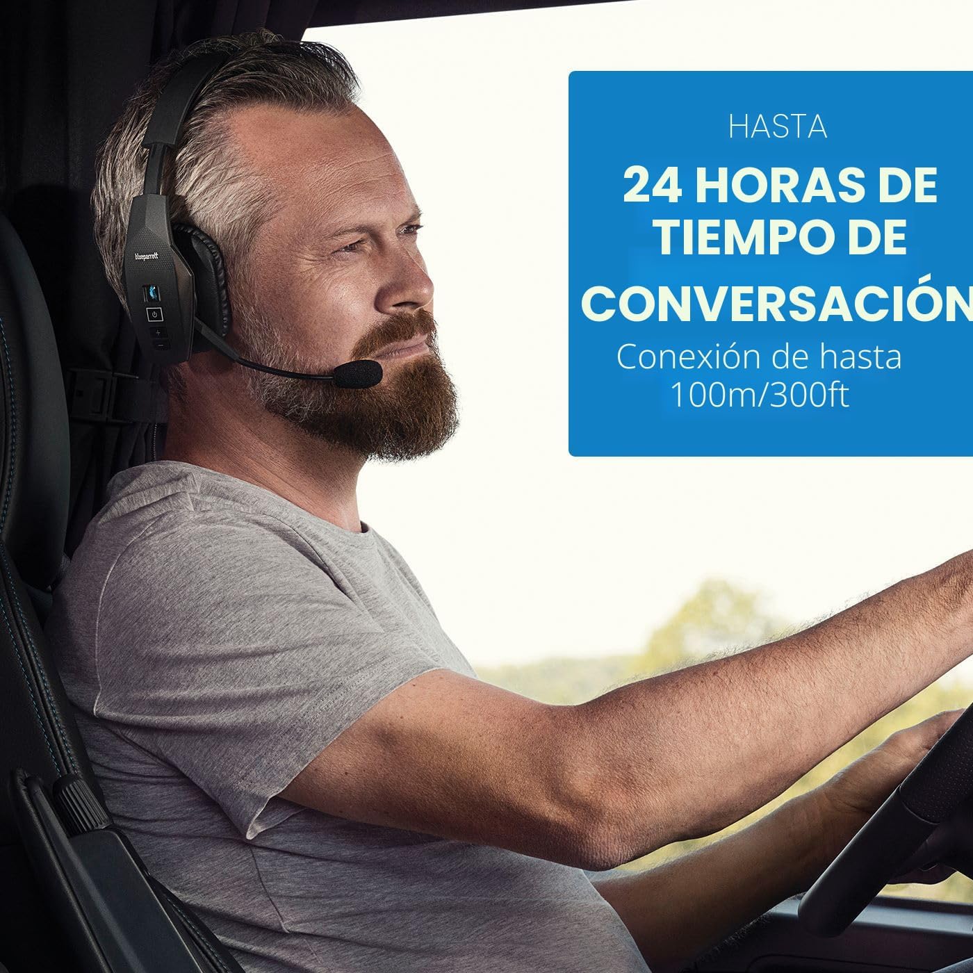 BlueParrott Auriculares Bluetooth B550-XT | Auriculares con cancela...