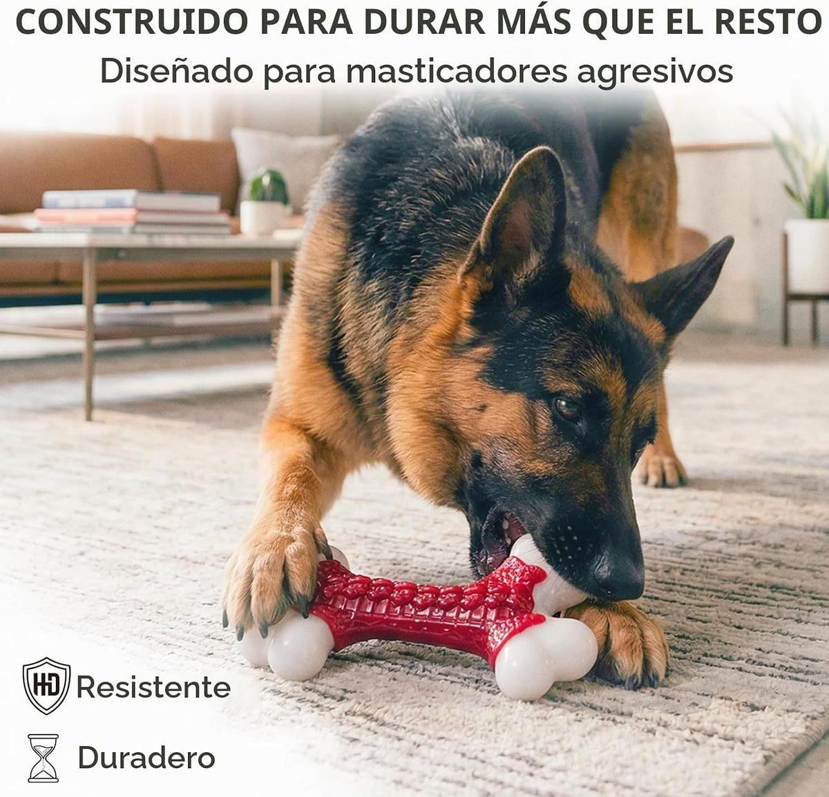 Kseroo - Juguetes masticables resistentes para perros masticadores...