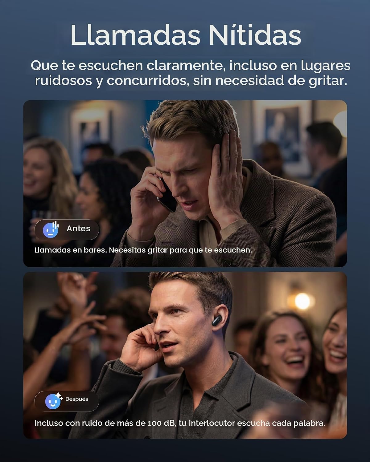 Soundcore Liberty 5 Pro,Calidad de llamada certificada por Guinness...