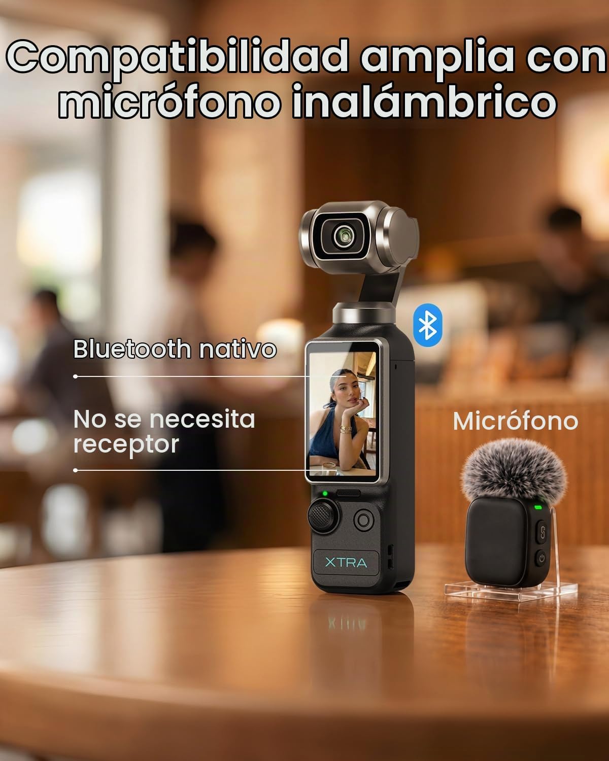 Xtra Muse, cámara de vlogging con CMOS de 1'' y videos 4K\/...