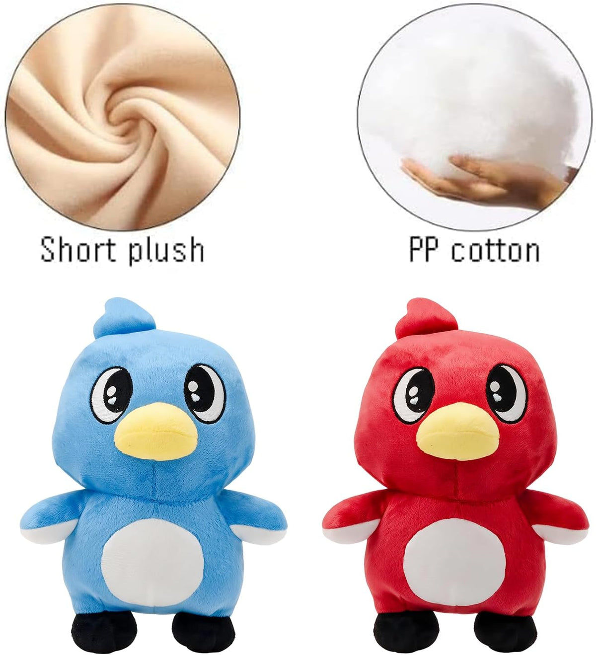 Juguete de peluche de pingüino, muñeca de peluche suave de personaj...