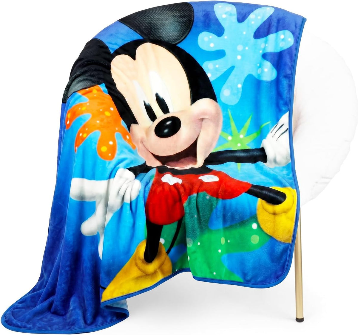 Juego de manta y almohada de viaje de Mickey Mouse de Disney – Paqu...