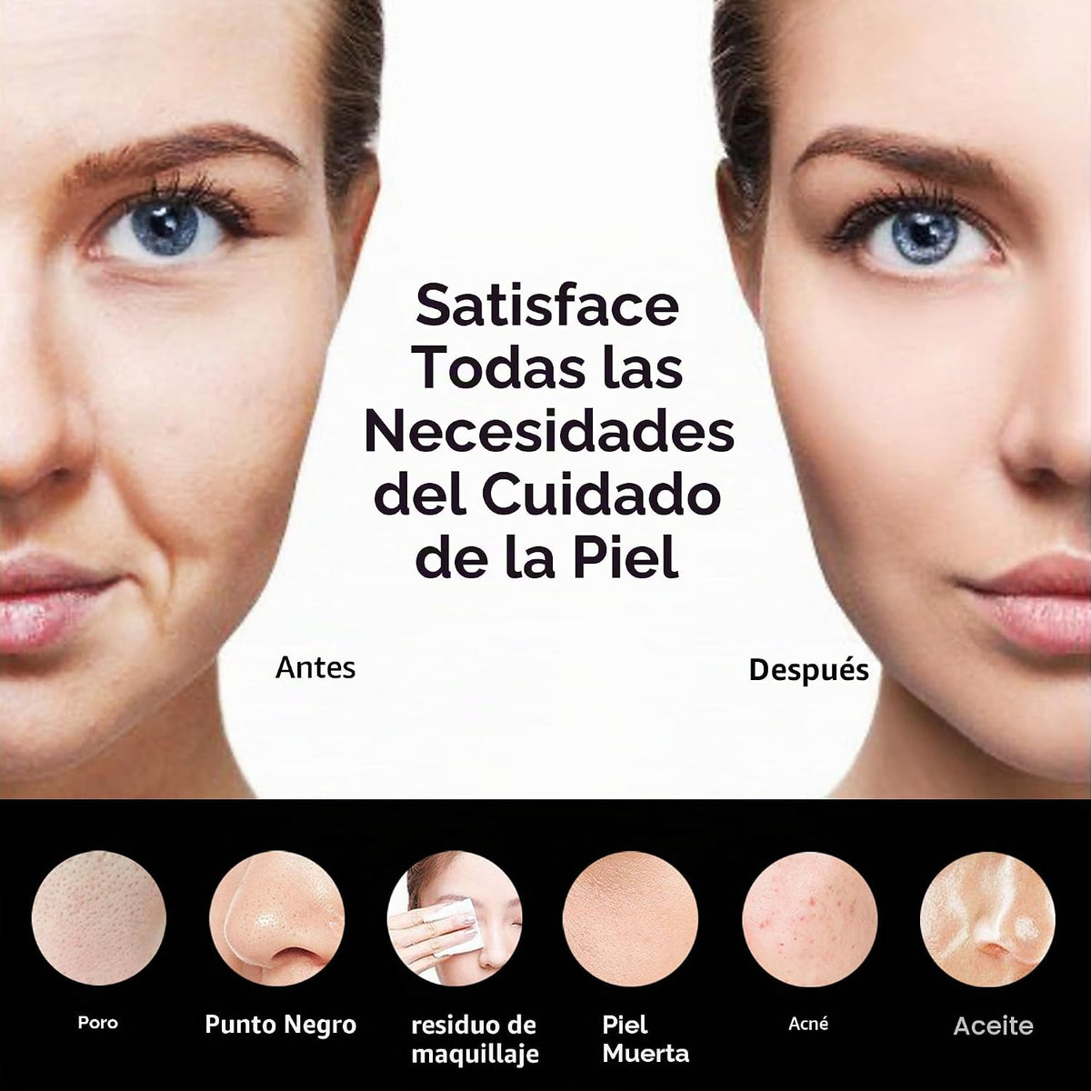 Cepillo Exfoliante Facial de Silicona, NågraCoola CLIE 2.0 Cepillo...