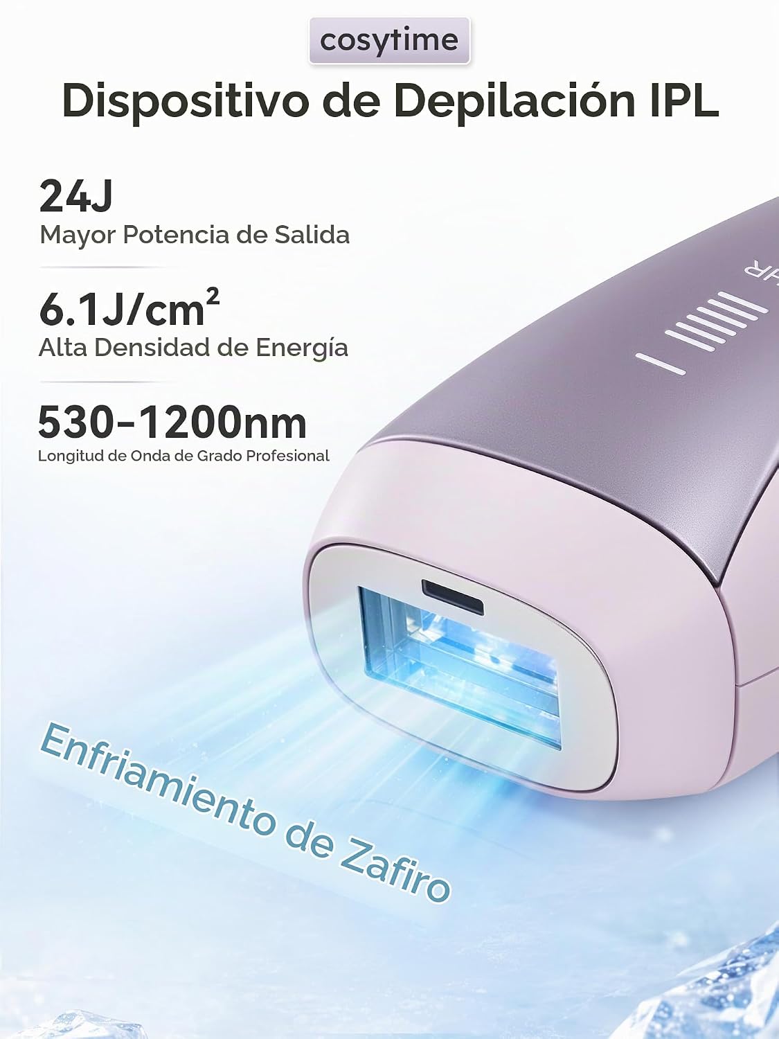 Cosytime Depilación láser IPL para mujeres y hombres, dispositivo d...