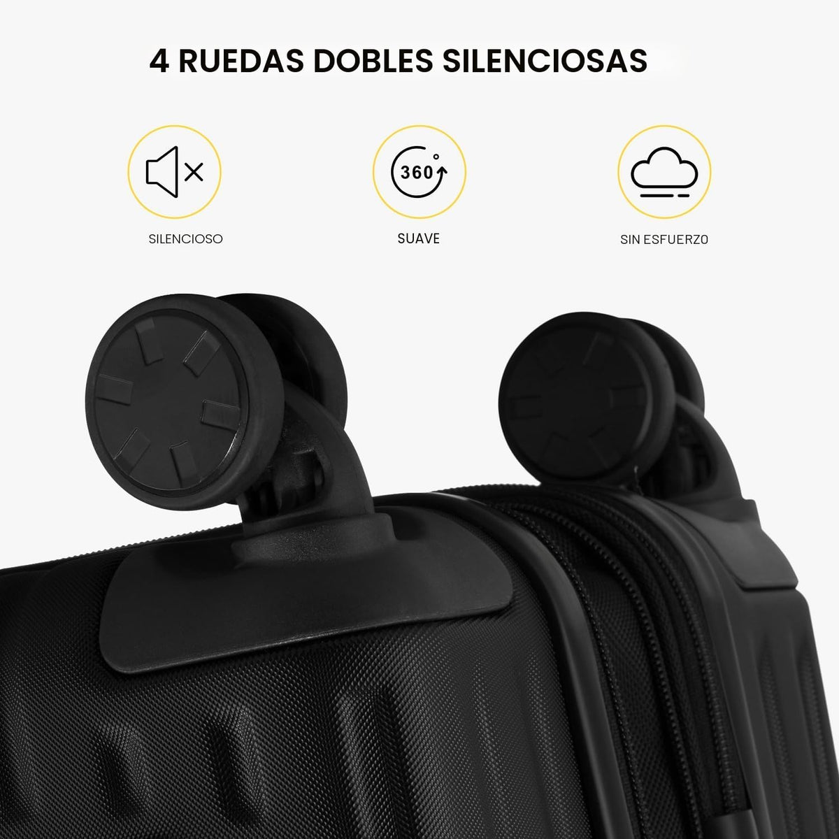 LEVEL8 Equipaje Grace, Negro -, Casual y de negocios | Bolsillo fro...
