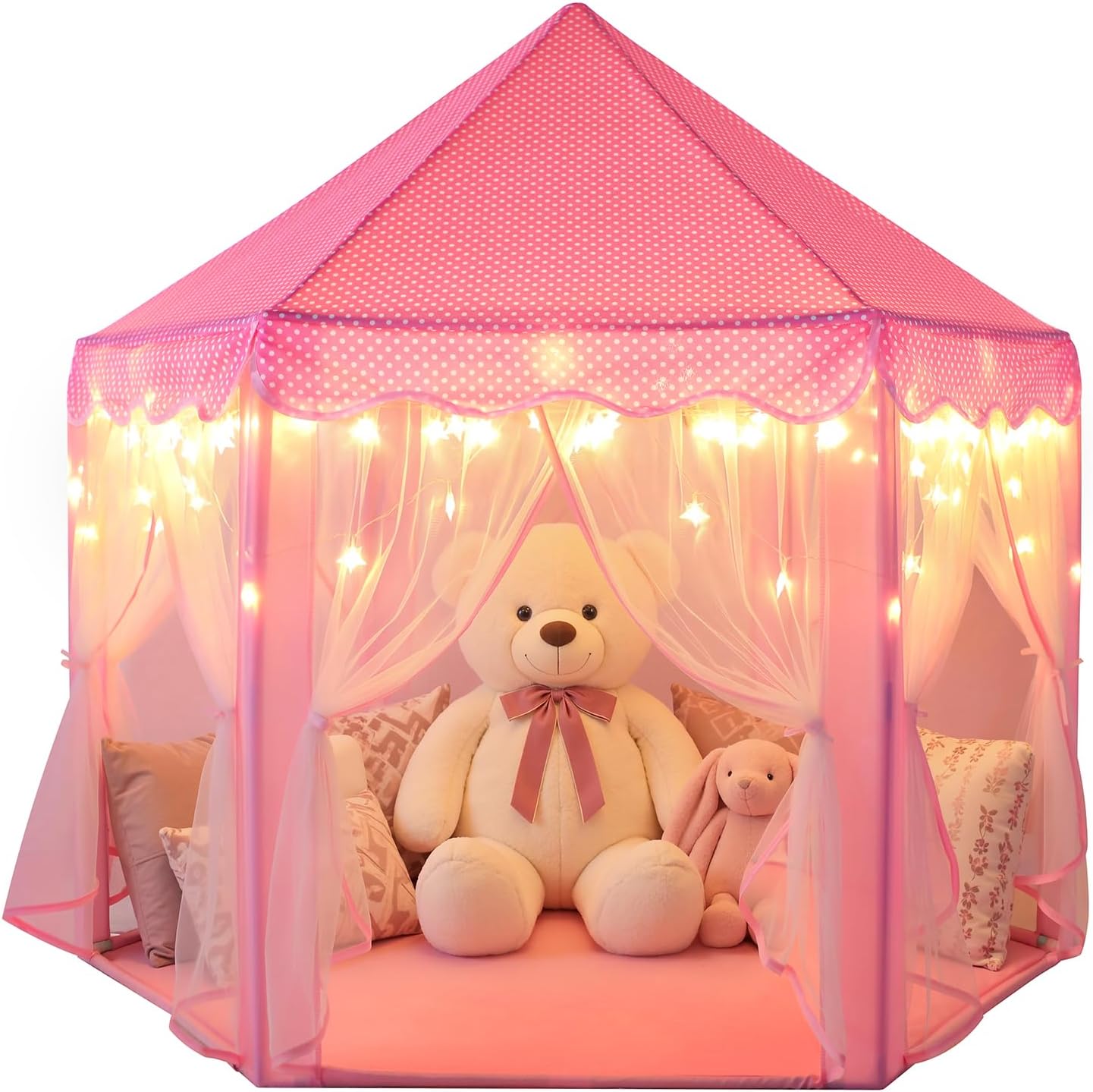 Sumbababy - Tienda de campaña tipo castillo de princesa para niñas,...