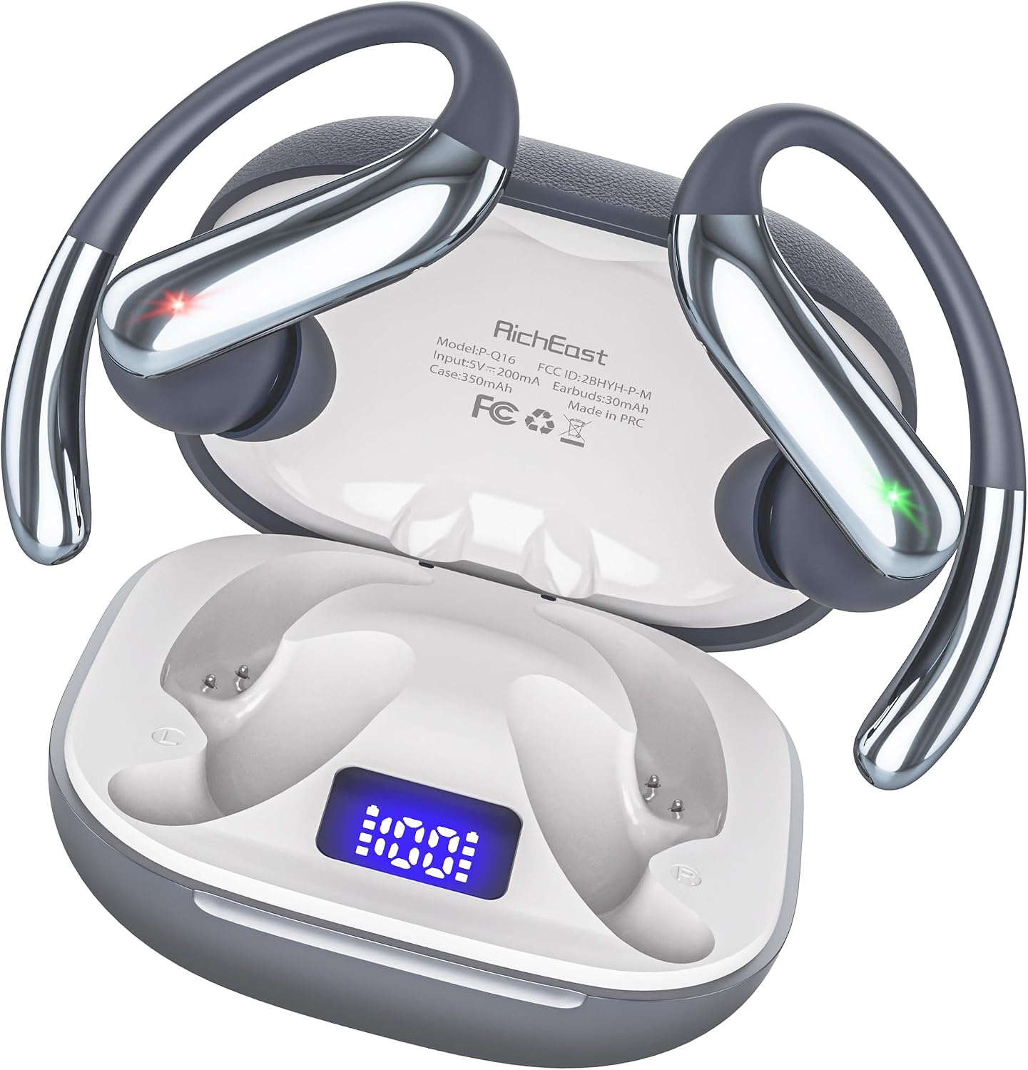 RichEast Auriculares Bluetooth inalámbricos Bluetooth 6.0, auricula...