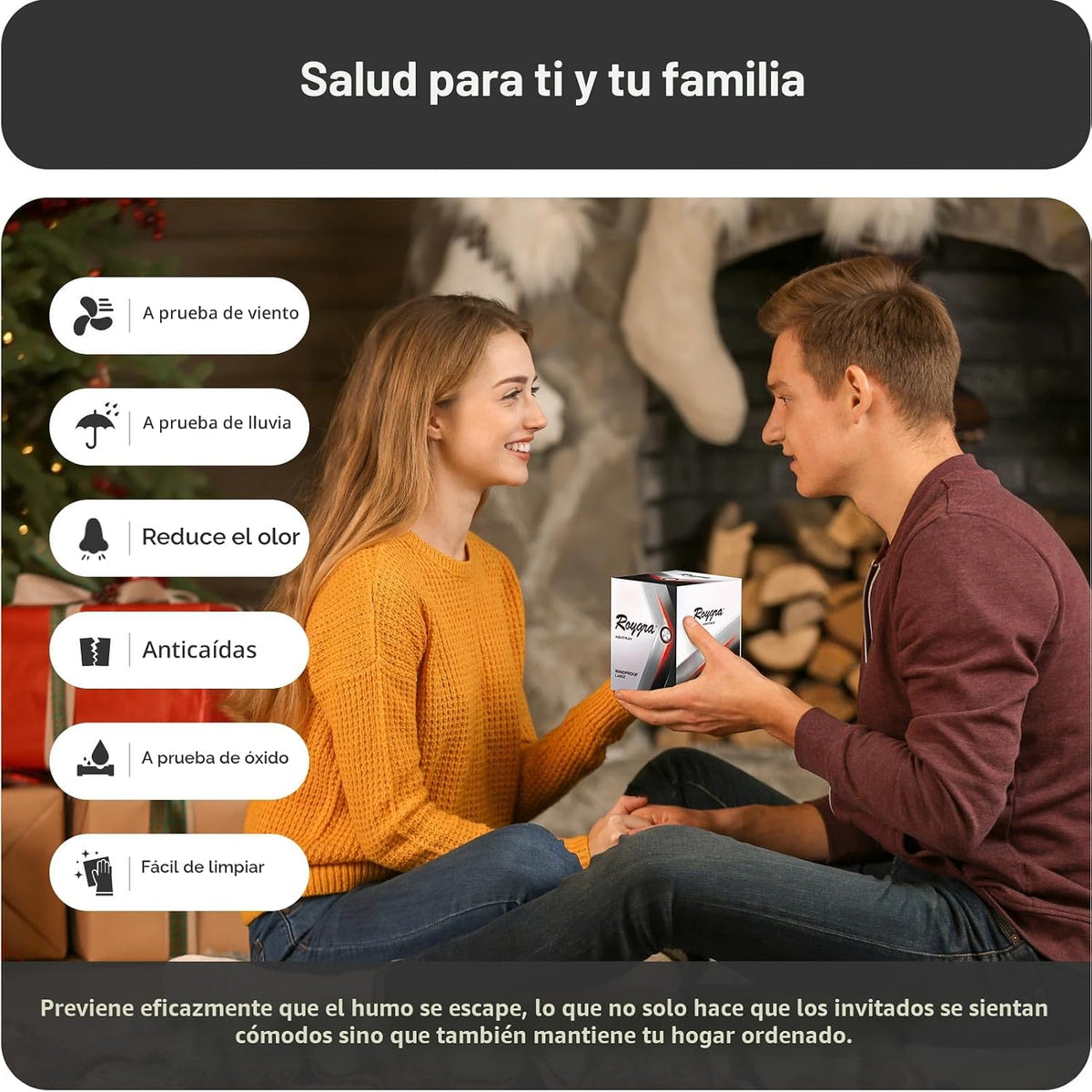 roygra Cenicero con Tapa, Cenicero al Aire Libre para Patio Exterio...