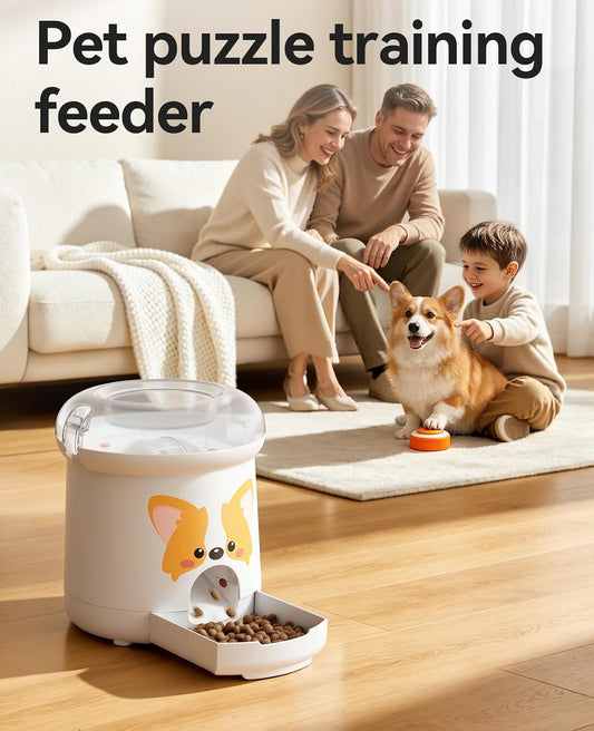 ROJECO Juguete alimentador de rompecabezas para perros, juguetes in...